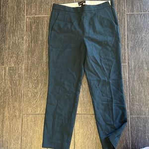 J. Crew Martie dark green pants in size 6